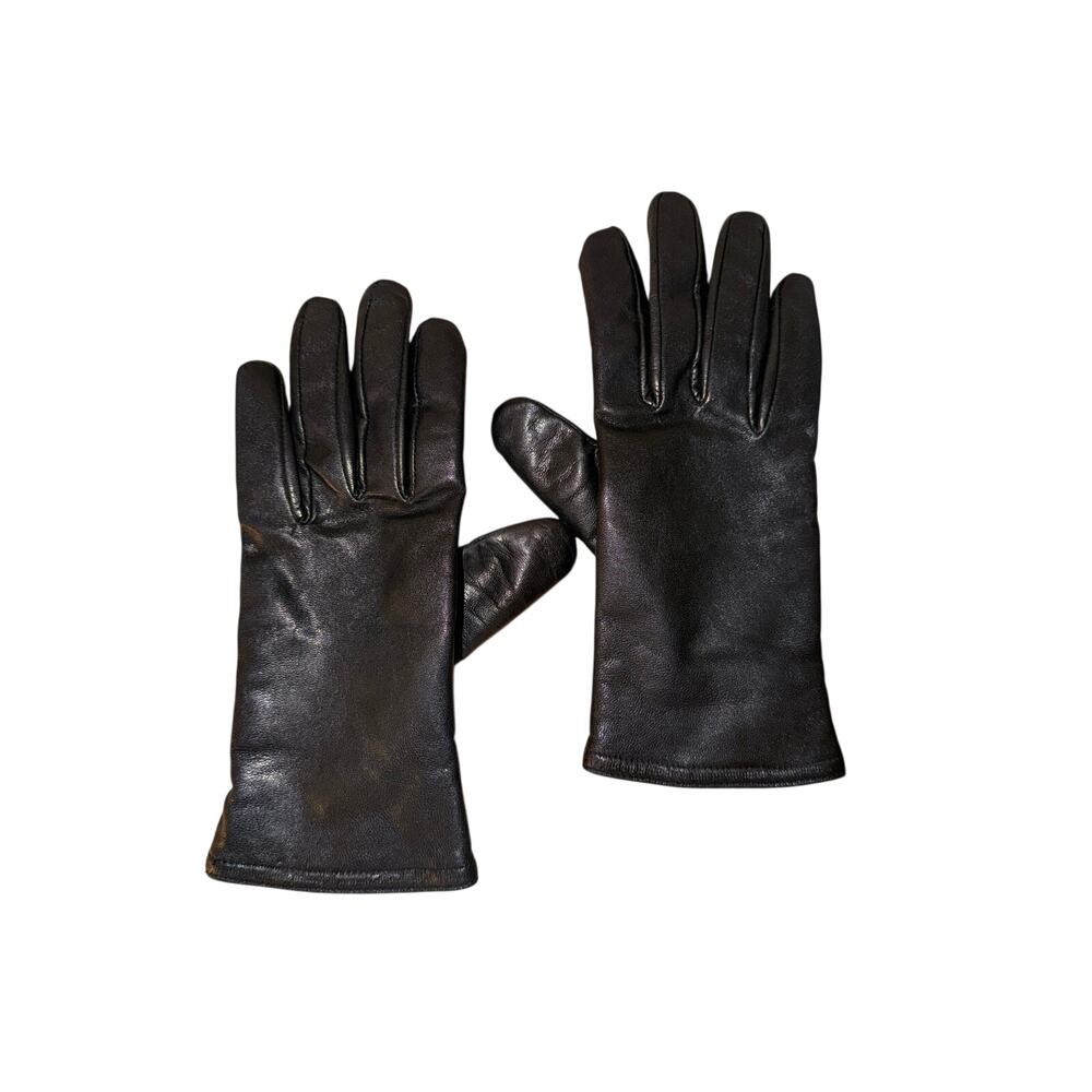 Women’s black leather driving gloves size medium thinsulate 40 grams